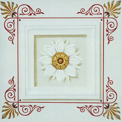 Reconstruction of a ceiling painting